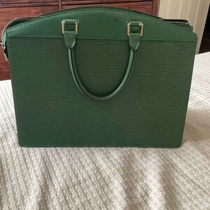 Louis Vuitton RIVIERA LEATHER HANDBAG